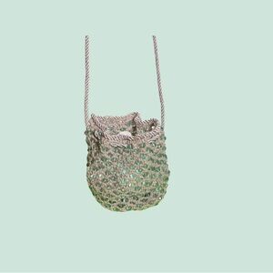Elegant Green Crochet Bag